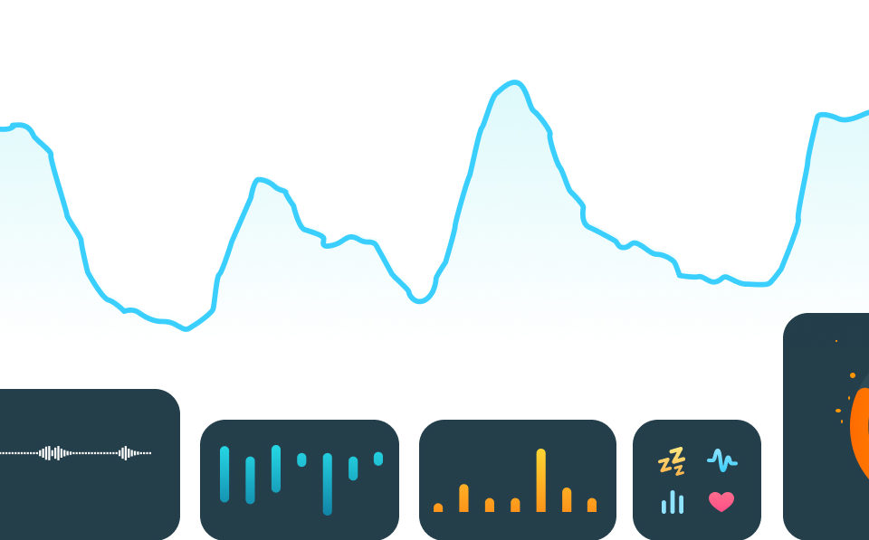 visual showing the Sleep Cycle features