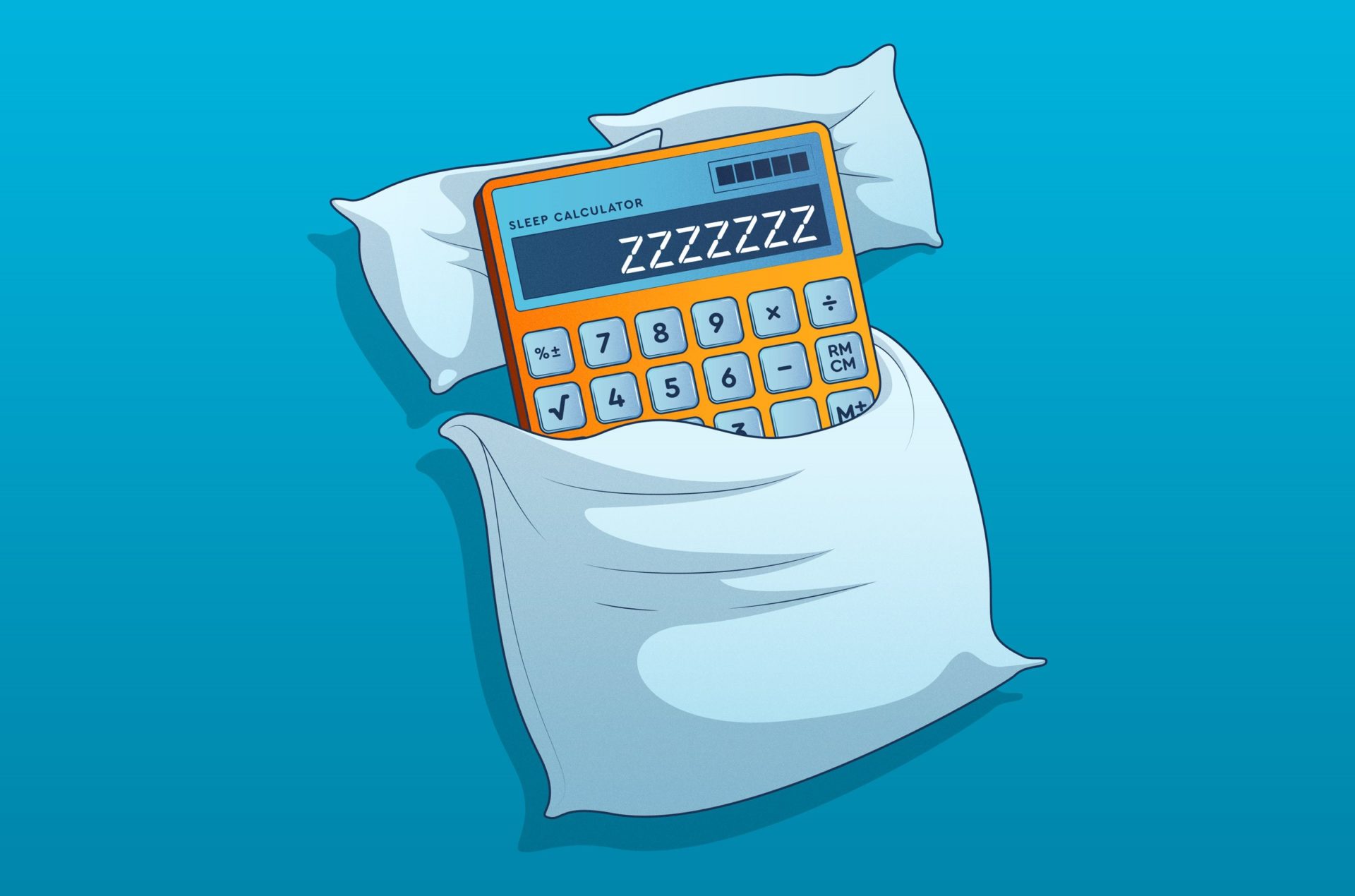 visual representing a sleep calculator- how much sleep you need