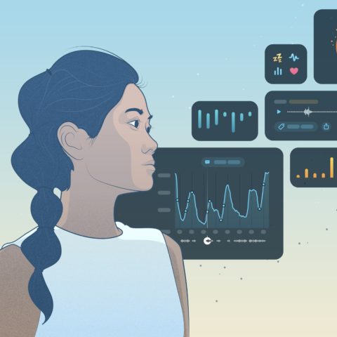 Visual representing sleep tracking