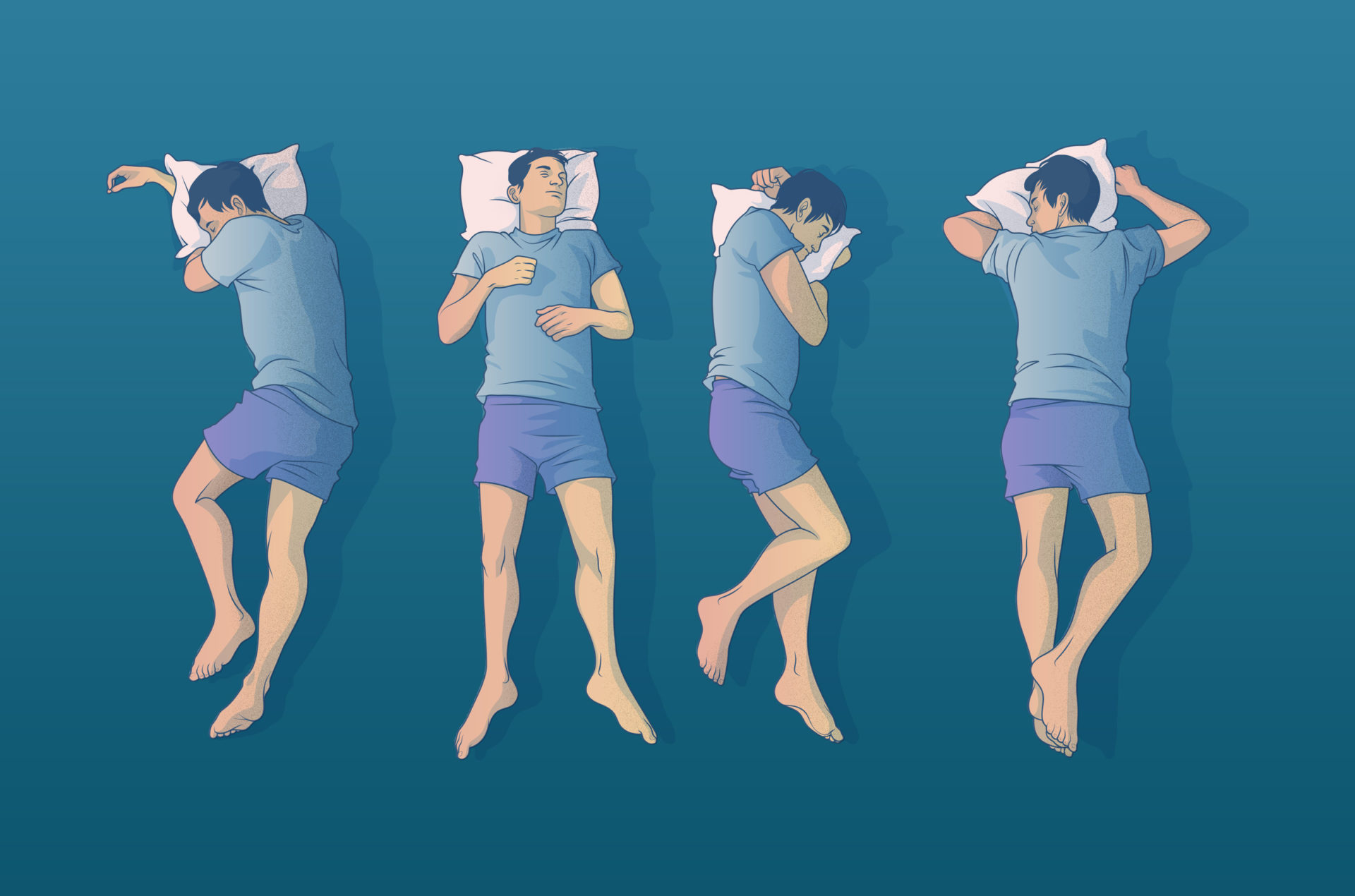 The sleep positions for sleep apnea