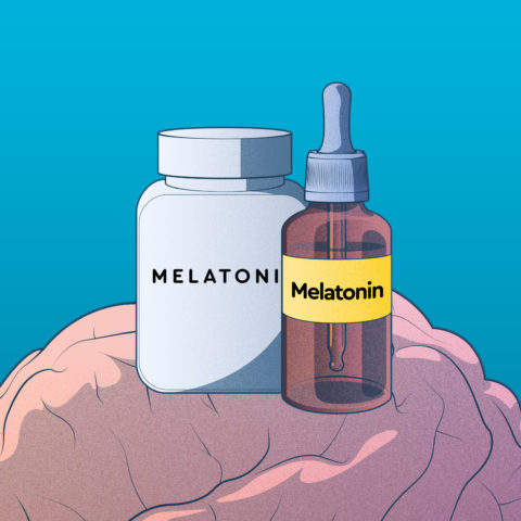 visual of 2 melatonin jars